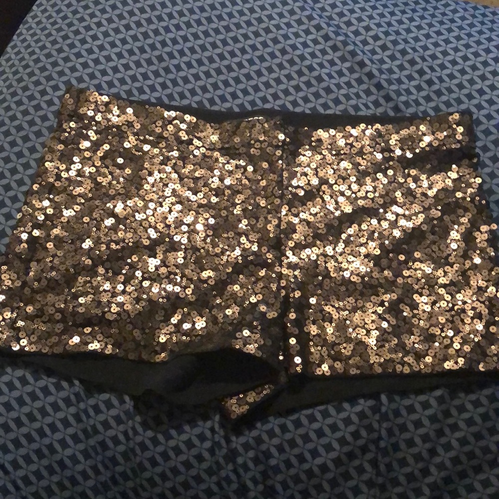 Express sequin shorts